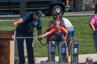 Water fun for kids with the Jefferson City Fire Department at Oktoberfest