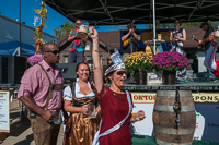 Jefferson City mayor Carrie Tergin raises her glass in a toast to Oktoberfest 2015!