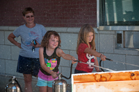 The Jefferson City Fire Department sponsored a fun water game for kids at Oktoberfest 2015.
